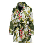 Heliconia Pattern Women'S Bathrobe