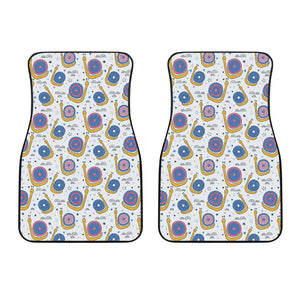 Snail Pattern Print Design 05 Front Car Mats