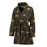 Casino Cards Suits Pattern Print Design 01 Women's Bathrobe