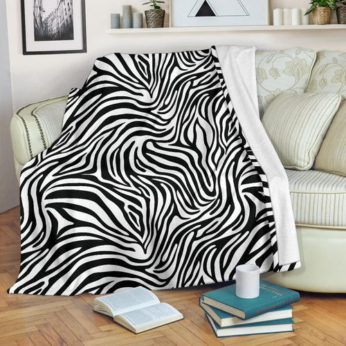 Zebra Skin Pattern Premium Blanket