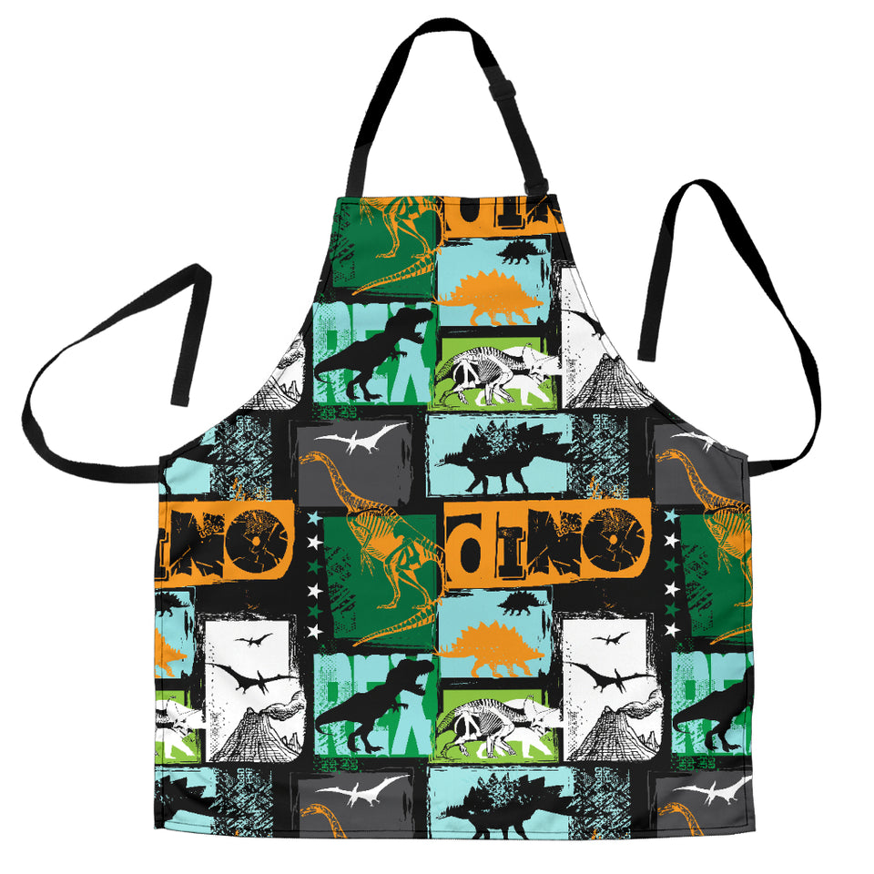 Dinosaurs Print Pattern Adjustable Apron