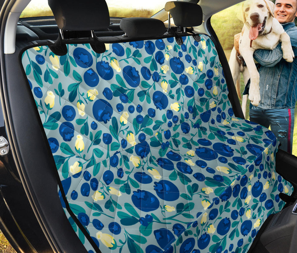 Blueberry Design Pattern Dog Car Seat Covers