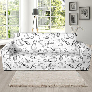 Potato Chips Pattern Print Design 04  Sofa Slipcover