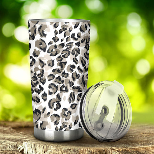 Leopard Skin Print Pattern Tumbler