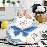 Blue Butterfly Pattern Bean Bag Cover