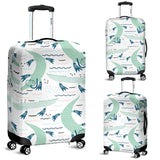 Crocodile Diver Pattern Luggage Covers