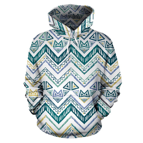 Zigzag  Chevron Paint Design Pattern Men Women Pullover Hoodie