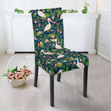 Pelican Pattern Print Design 05 Dining Chair Slipcover