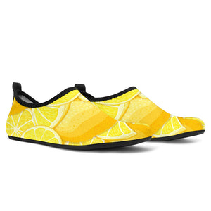 Lemon Pattern Aqua Shoes