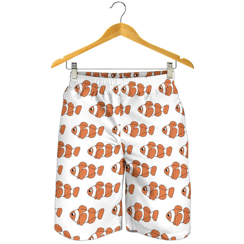 Clown Fish Pattern Print Design 05 Men Shorts