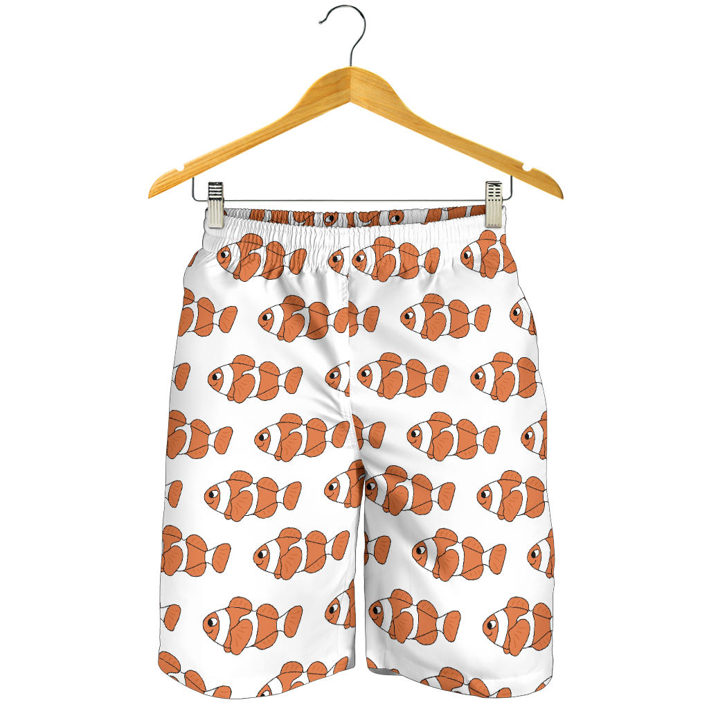 Clown Fish Pattern Print Design 05 Men Shorts