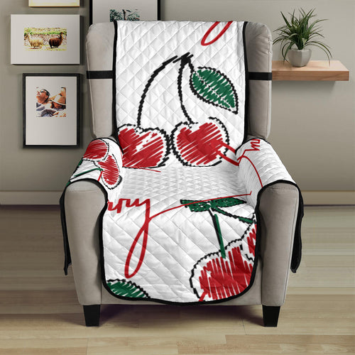 Hand drawn cherry pattern Chair Cover Protector