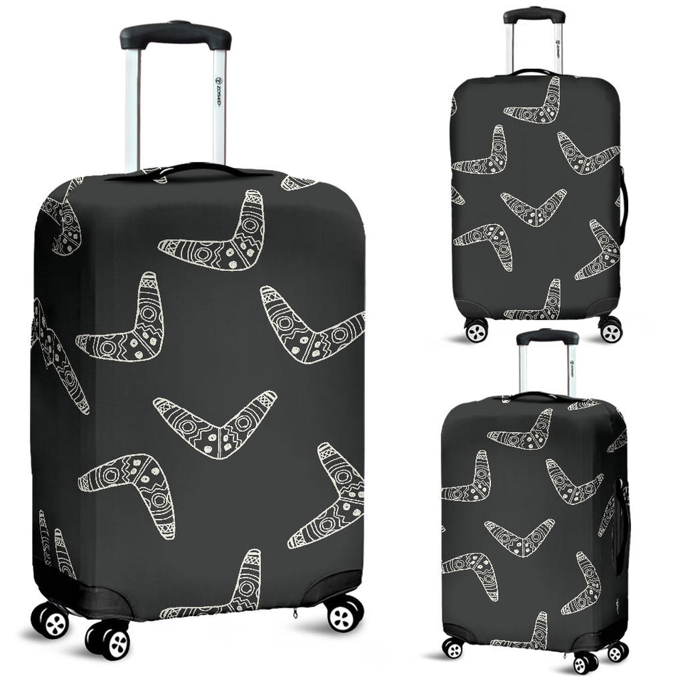 Hand Drawn Boomerang Australian Aboriginal Ornament Luggage Covers