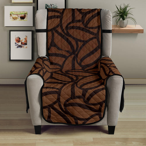 coffee bean pattern Chair Cover Protector
