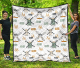 Windmill Pattern Premium Quilt