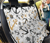 Anchors Rudders Pattern Dog Car Seat Covers