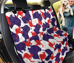Kangaroo Australian Pattern Dog Car Seat Covers