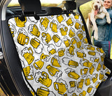 Beer Design Pattern Dog Car Seat Covers