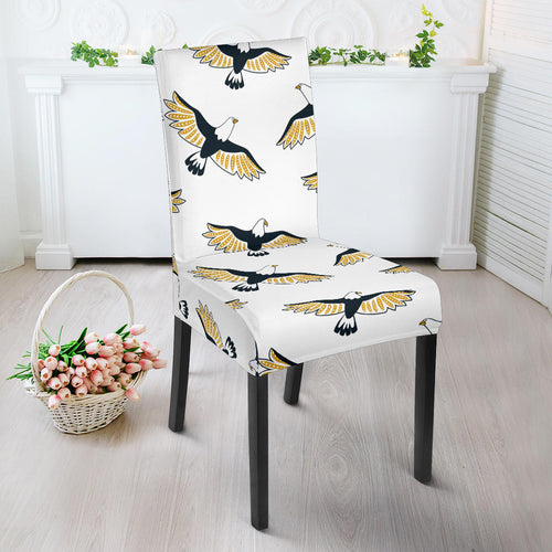 Eagle Pattern Print Design 03 Dining Chair Slipcover