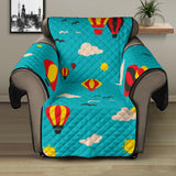 Hot Air Balloon Sky Pattern Recliner Cover Protector