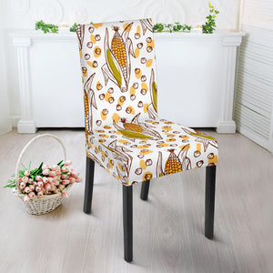 Corn Pattern Print Design 02 Dining Chair Slipcover