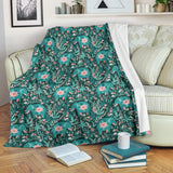Elephants Jungle Pattern Premium Blanket