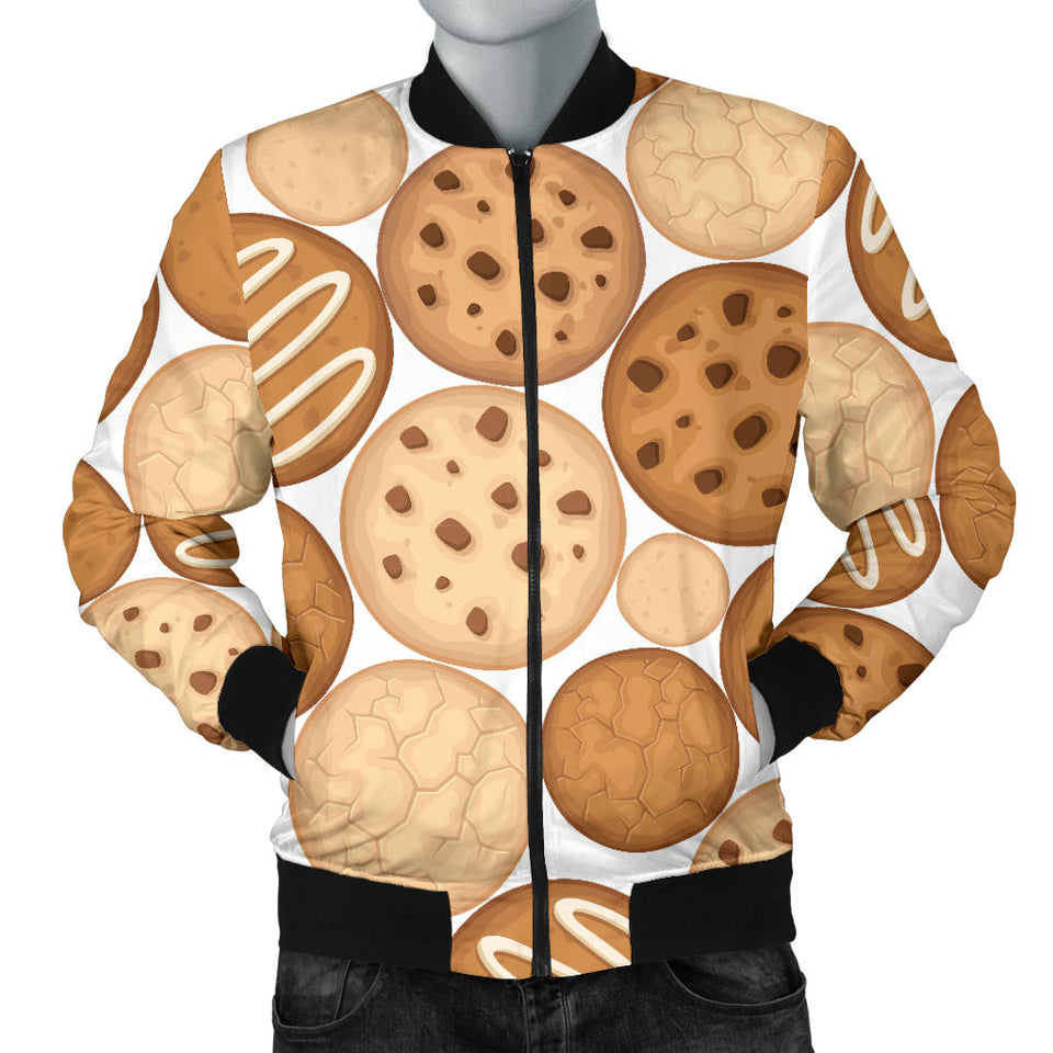 Various Cookie Pattern Men'S Bomber Jacket