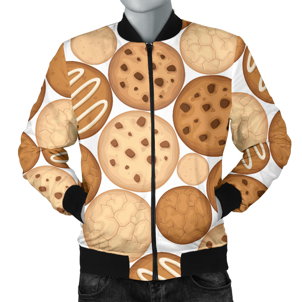 Various Cookie Pattern Men'S Bomber Jacket