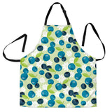 Blueberry Flower Pattern Adjustable Apron