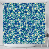 Blueberry Design Pattern Shower Curtain Fulfilled In US