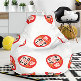 Daruma Japanese Wooden Doll Pattern Bean Bag Cover