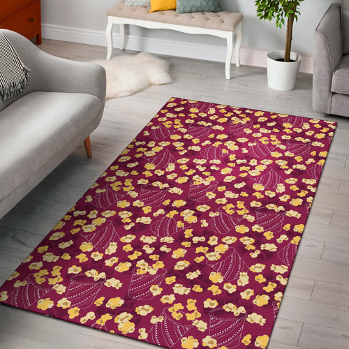 Popcorn Pattern Print Design 02 Area Rug