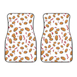 Peanuts Pattern Background Front Car Mats