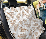 Hand Drawn Pizza Pattern Dog Car Seat Covers