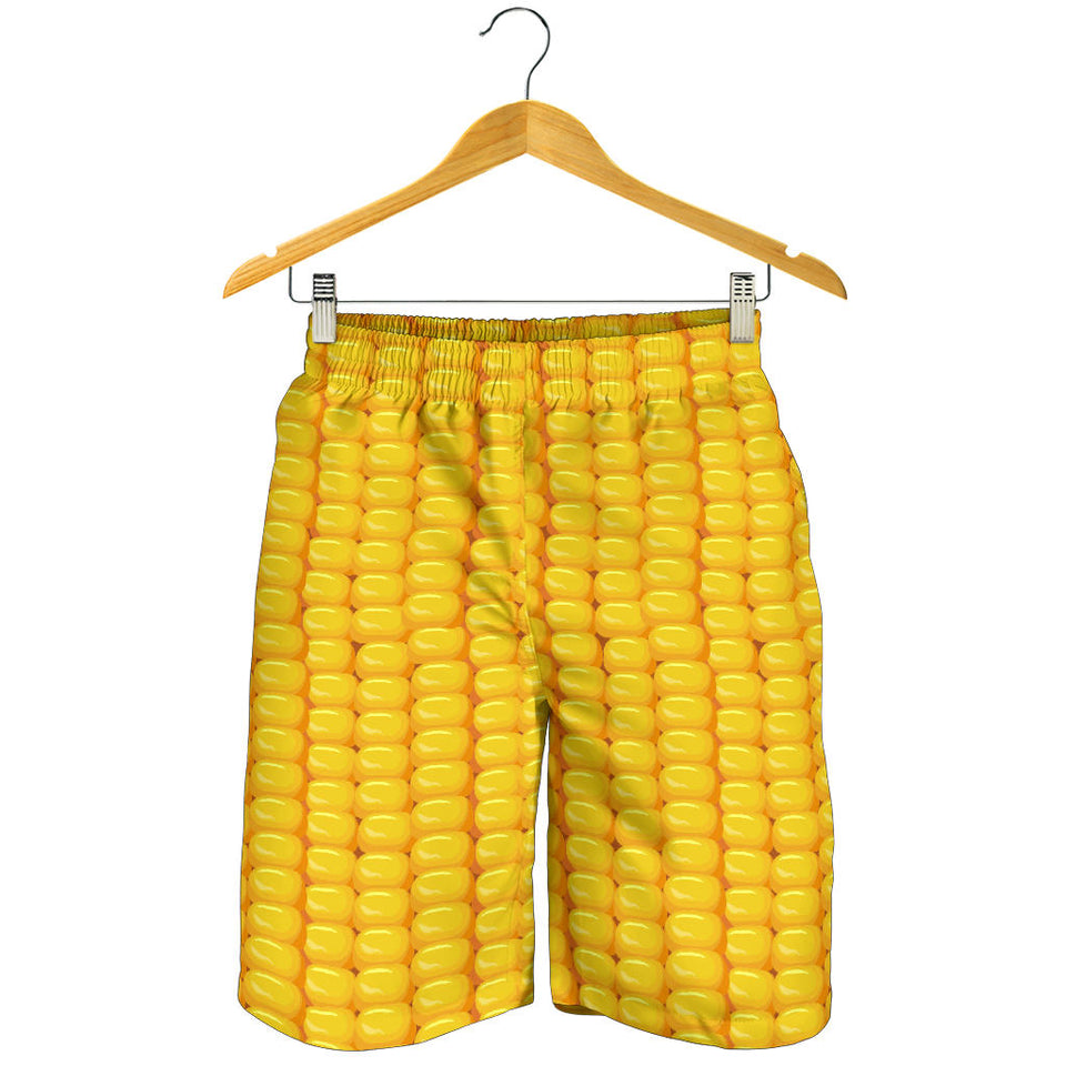 Corn Pattern Print Design 04 Men Shorts