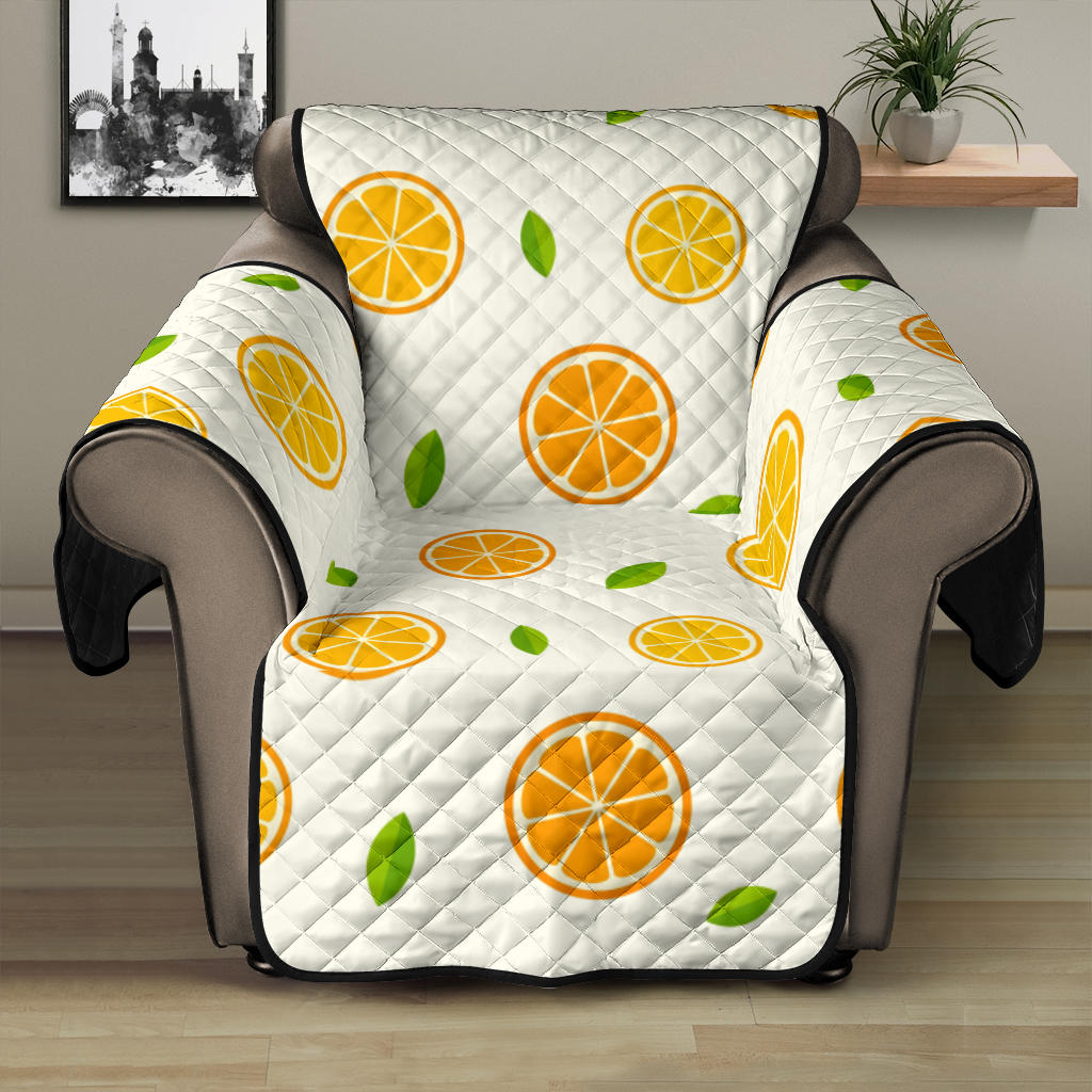 oranges leaves pattern Recliner Cover Protector