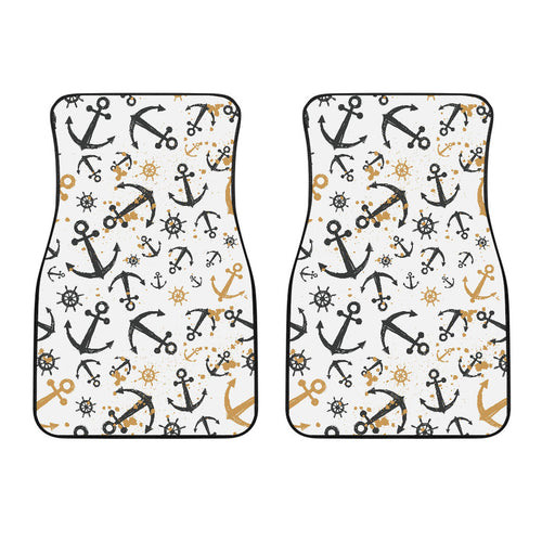 Anchors Rudders Pattern  Front Car Mats
