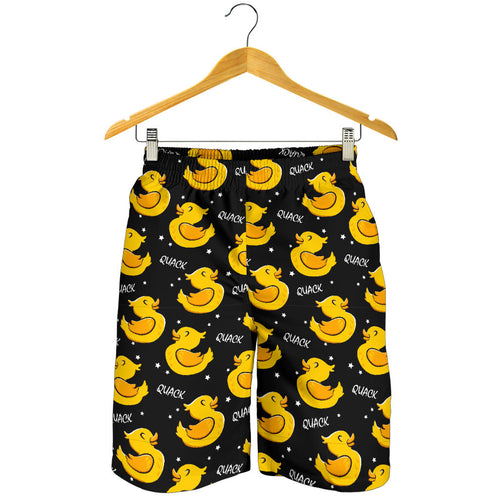 Duck Toy Pattern Print Design 05 Men Shorts