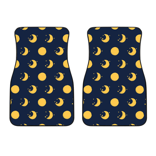 Moon Star Pattern Front Car Mats