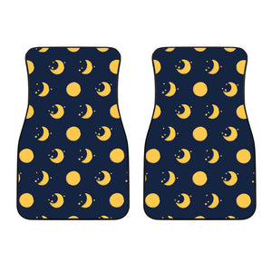 Moon Star Pattern Front Car Mats