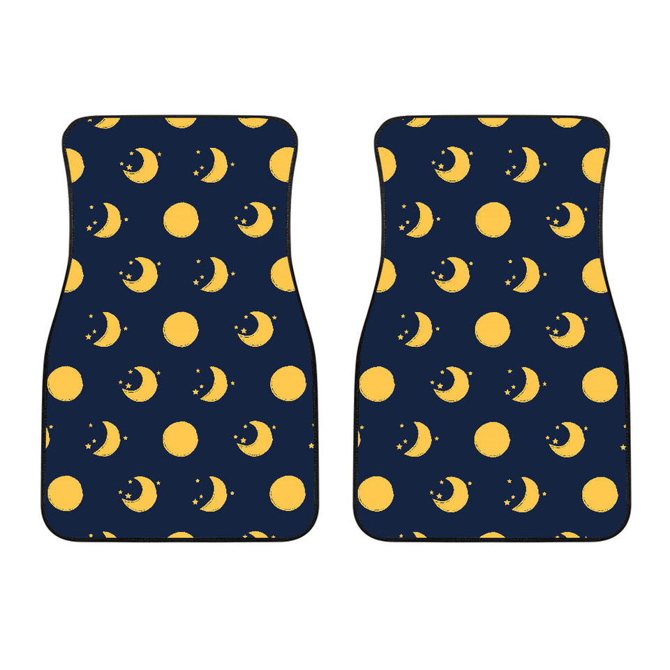 Moon Star Pattern Front Car Mats
