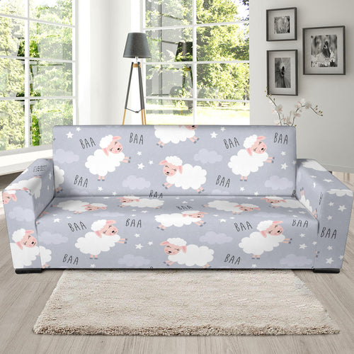 Sweet Dreams Sheep Pattern Sofa Slipcover