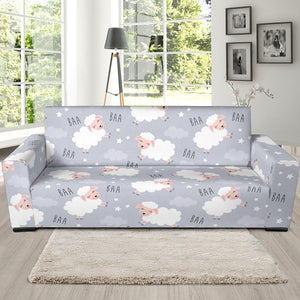 Sweet Dreams Sheep Pattern Sofa Slipcover