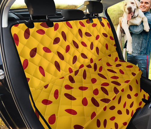 Passion Fruit Texture Dog Car Seat Covers