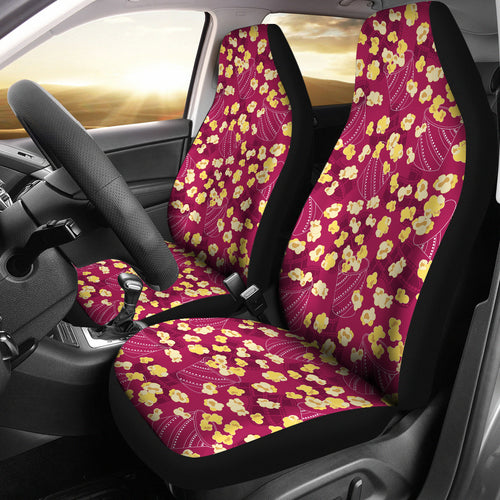 Popcorn Pattern Print Design 02 Universal Fit Car Seat Covers