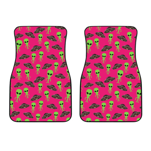 Alien Pattern Print Design 03 Front Car Mats
