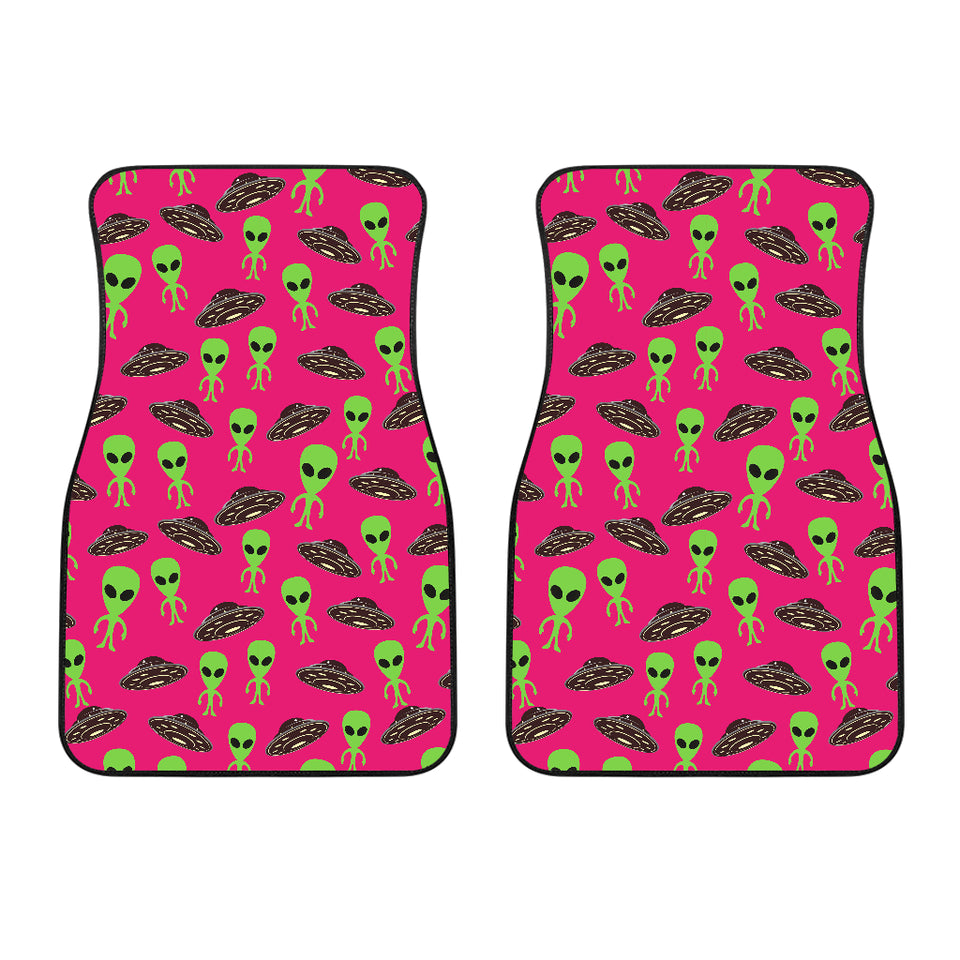 Alien Pattern Print Design 03 Front Car Mats