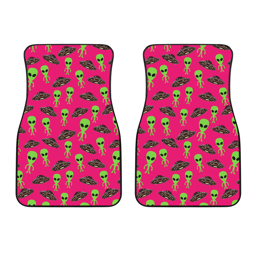 Alien Pattern Print Design 03 Front Car Mats