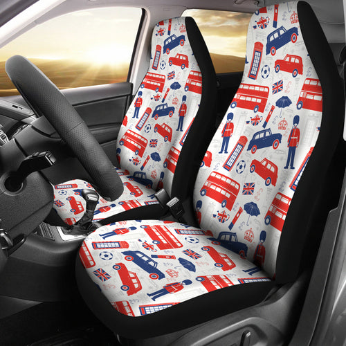 British Pattern Print Design 03 Universal Fit Car Seat Covers