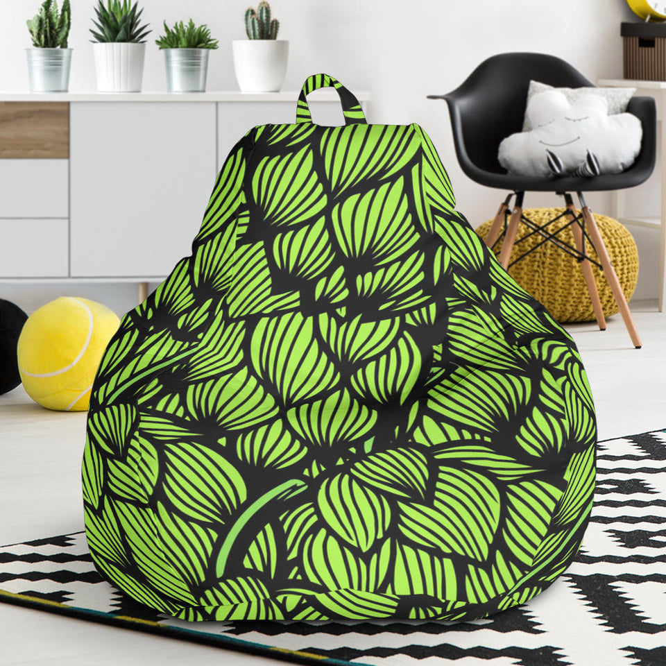 Green Hop Pattern Bean Bag Cover